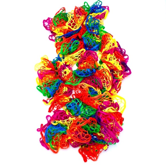 Vibrant Crochet Scarf - Picture 9 of 13